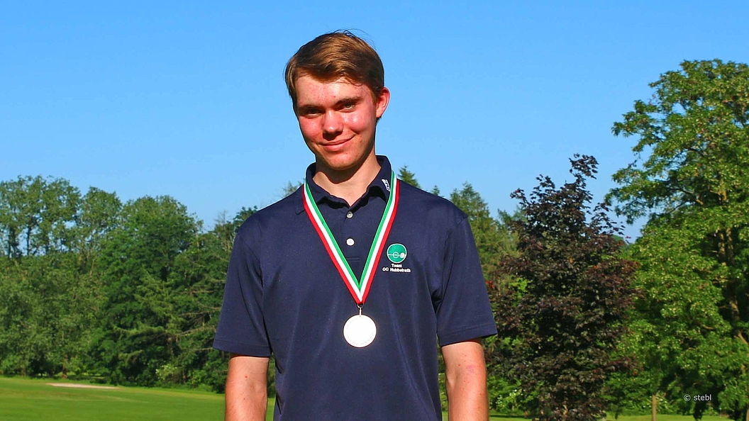 Jakob Fritz (GC Hubbelrath) gewinnt Silber (Foto: stebl)