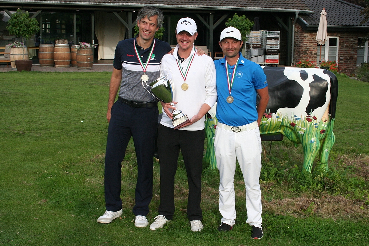 Sieger bei den Herren. V.l.n.r. Christian Reimbold, Marcel Zillekens, Christopher Huvermann