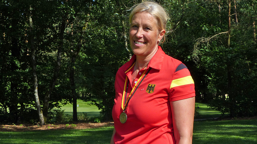 Caroline Effert vom Aachener GC gewinnt Bronze (Foto: DGV/Kirmaier)