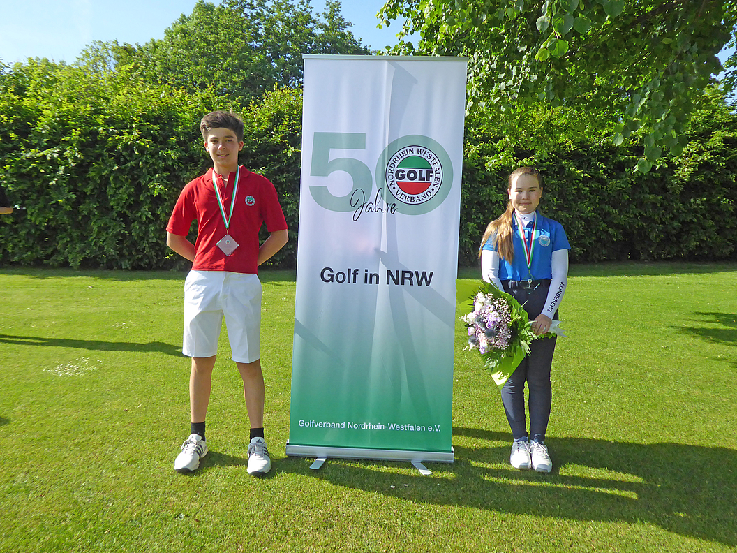 Sieger der Qualifikation II AK14: Leo Oberbeck und Tamina Schlich