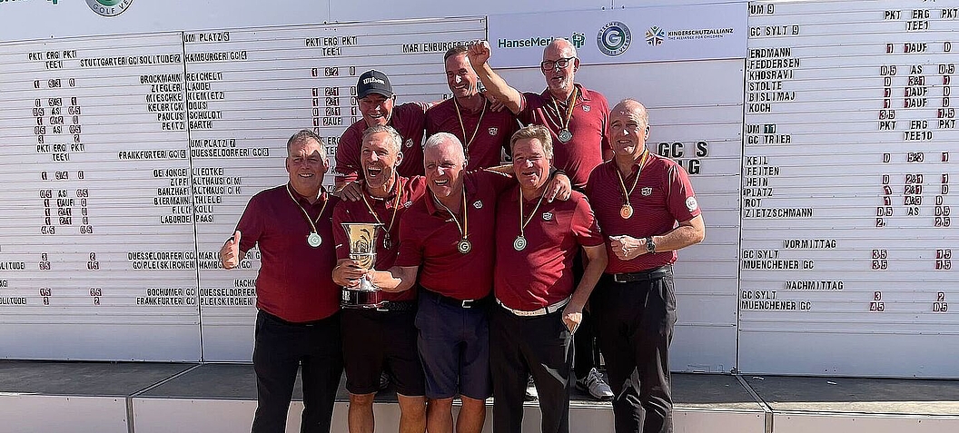 Meister der Männer AK 50: der Bochumer GC © Langer Sport Marketing