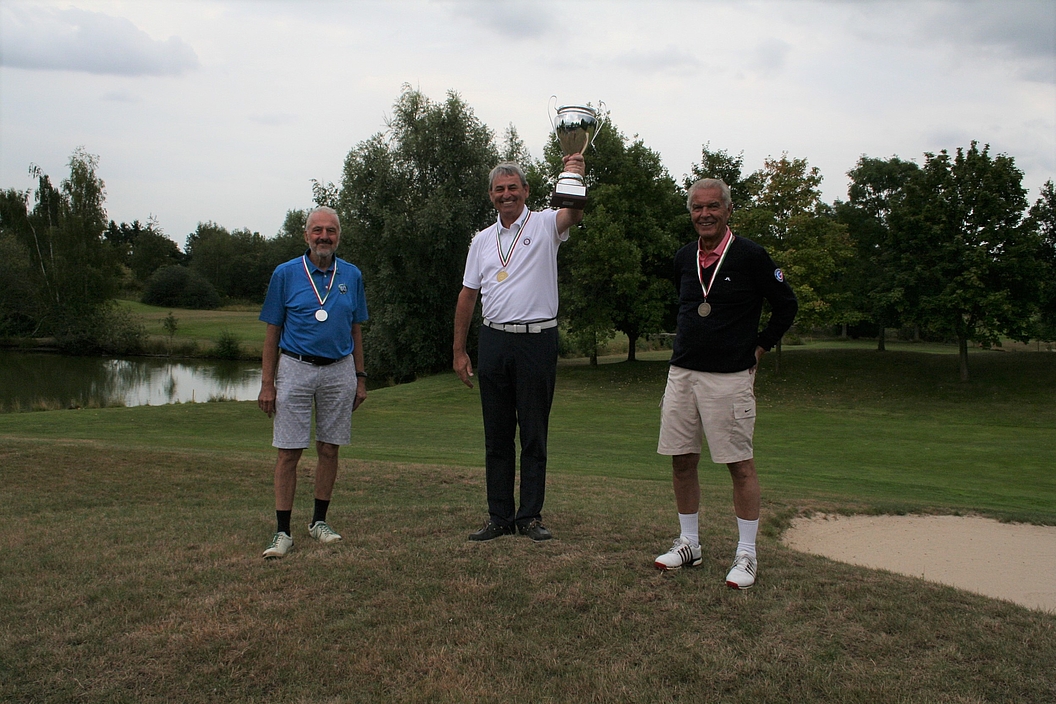 Top 3 der Herren (v.l.n.r.): Richard Pütz, Ekkehart H. Schieffer, Marco Wohlwend