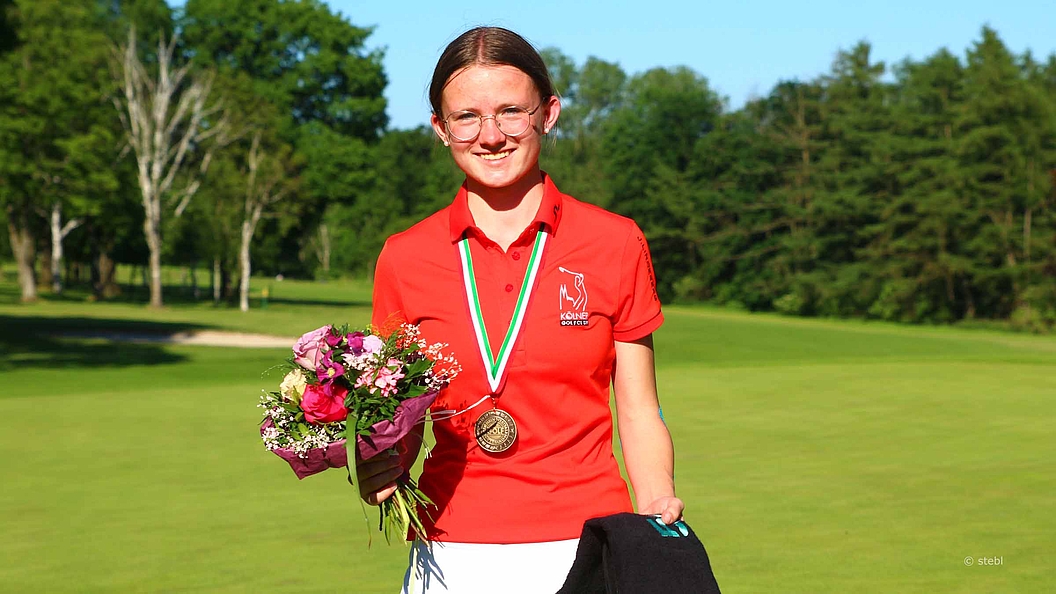 Finja Freese (Kölner GC) gewinnt Bronze( Foto: stebl)