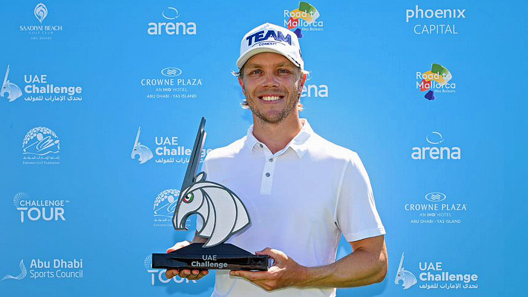 Sieg auf der Challenge Tour: Max Rottluff vom GC Hubbelrath (© privat)
